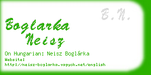 boglarka neisz business card