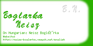 boglarka neisz business card